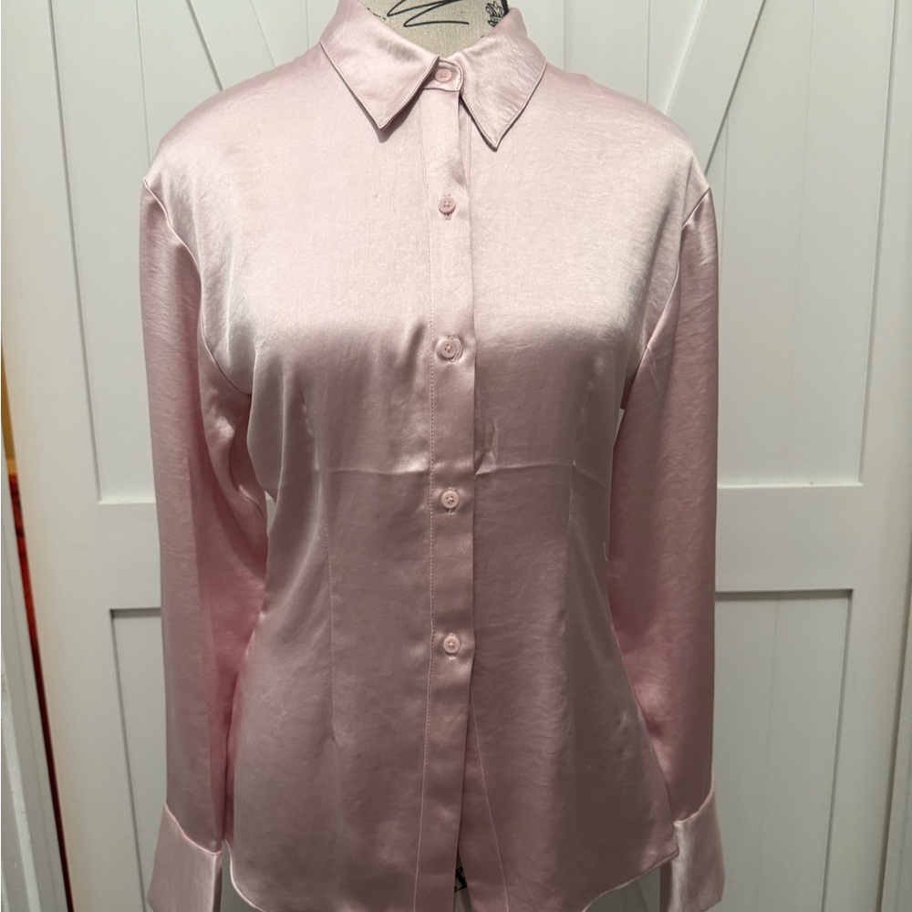 Express Light Pink Women's Button-Down Shirt